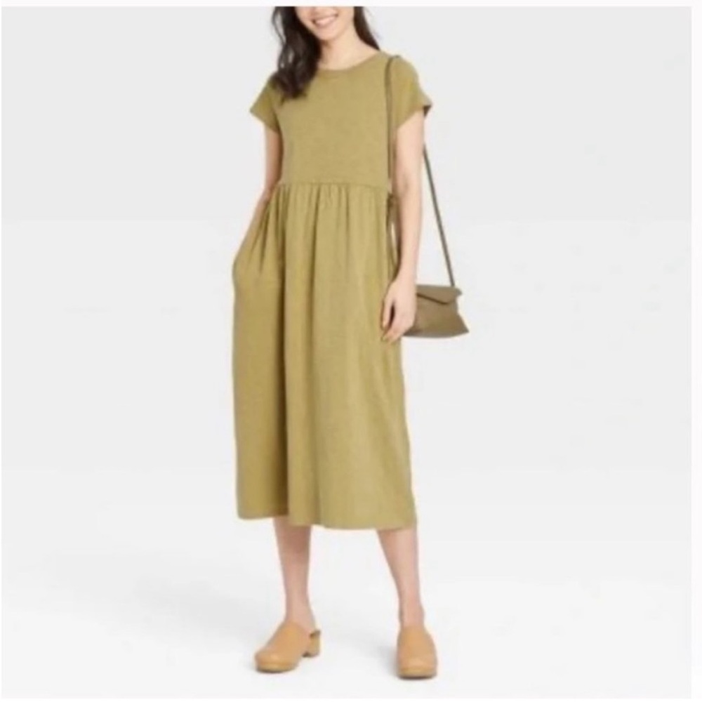 Universal Thread Olive Midi Dress, M
